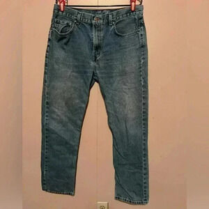 George Mens Jeans, Straight Leg Sz 34 x 32 Good Condition No Rips Or Tears
